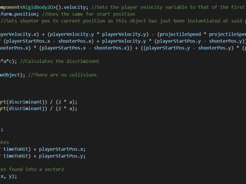 Programming Specialism: AI Hitting Moving&nbsp;Targets
